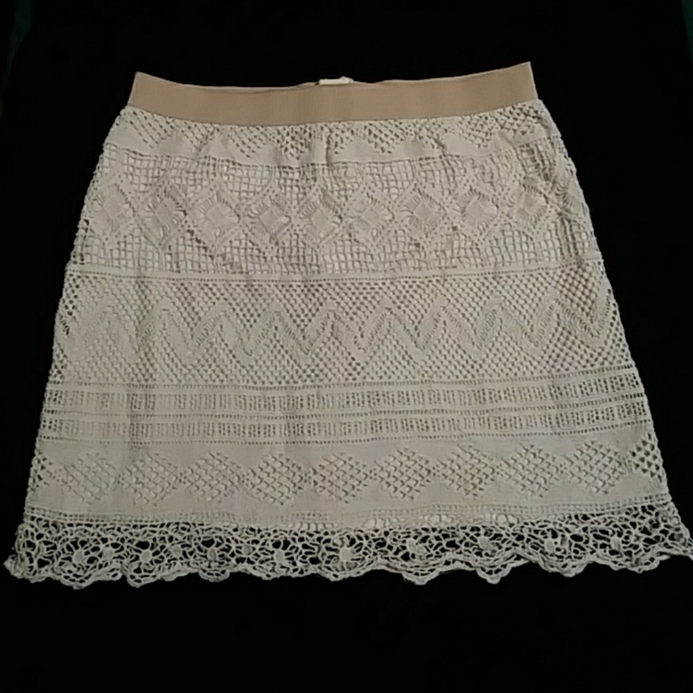 American Eagle Crochet Skirt